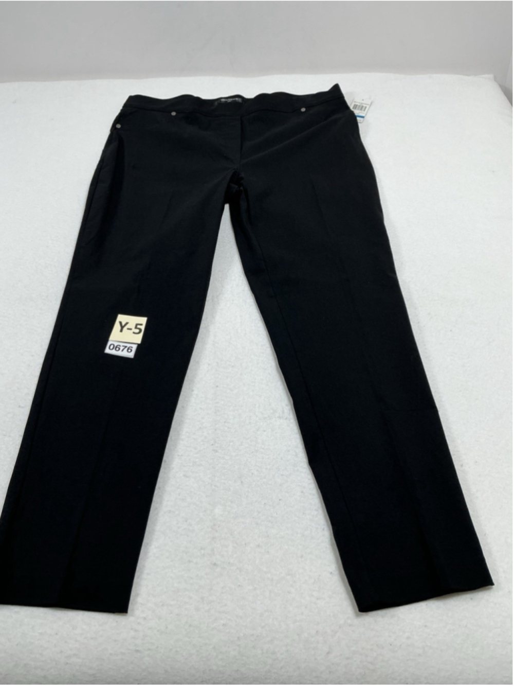 Womans NWT 89th & Madison Pullon Dress Pants XL Black Elastic Waist Band